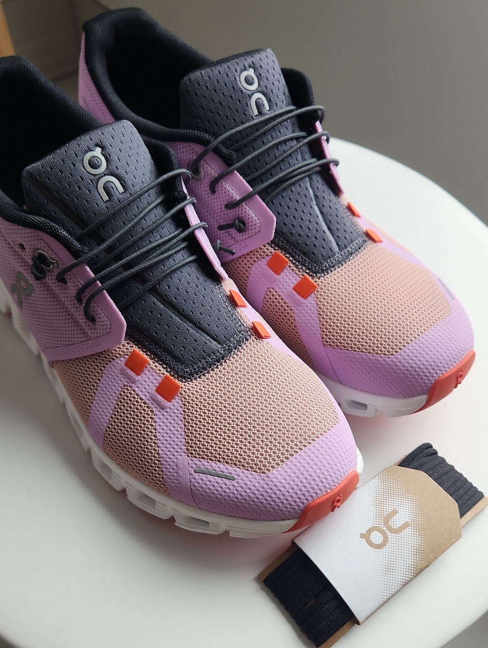 On Running Cloud 5 Push Women's Sneakers NEW Size 9 Fiji/Rose - Picture 8 of 14